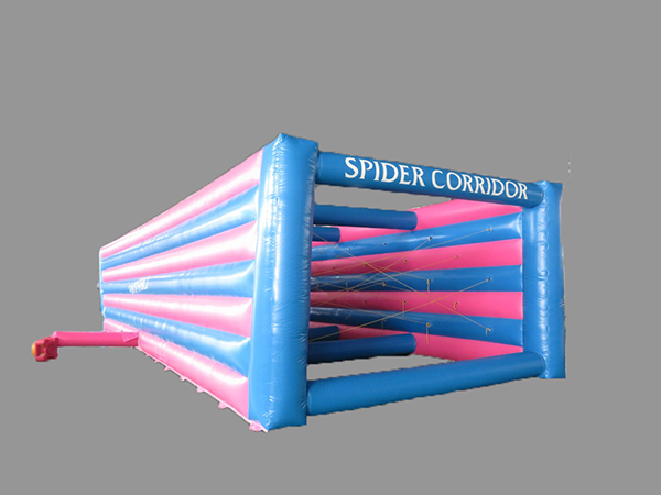 spider corridor course obstacle gonflable